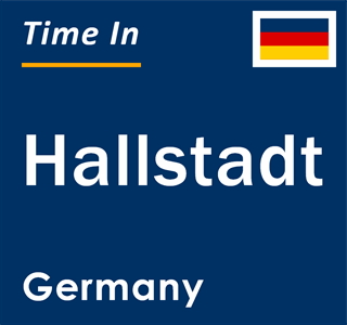 Current local time in Hallstadt, Germany