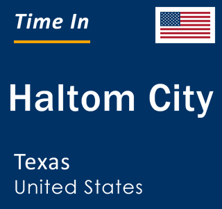 Current local time in Haltom City, Texas, United States