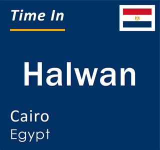 Current local time in Halwan, Cairo, Egypt