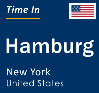 Current local time in Hamburg, New York, United States