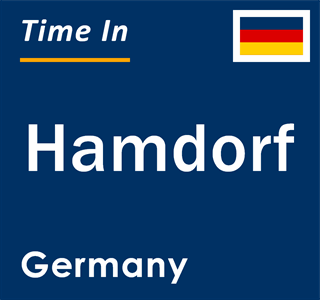 Current local time in Hamdorf, Germany