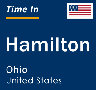 Current local time in Hamilton, Ohio, United States