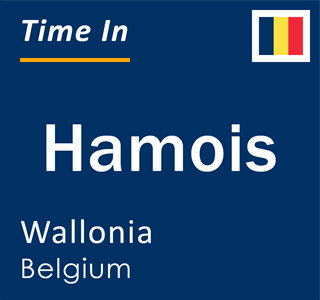 Current local time in Hamois, Wallonia, Belgium