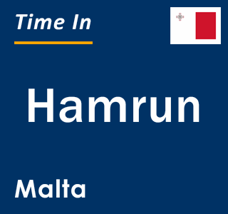 Current local time in Hamrun, Malta