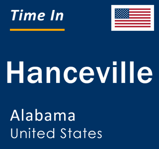 Current local time in Hanceville, Alabama, United States