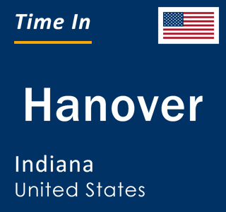 Current local time in Hanover, Indiana, United States