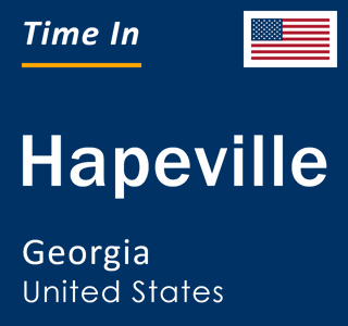 Current local time in Hapeville, Georgia, United States