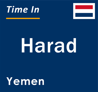 Current local time in Harad, Yemen