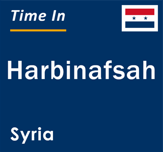 Current local time in Harbinafsah, Syria