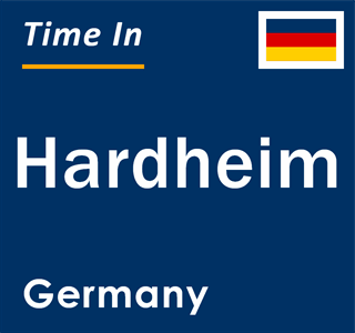 Current local time in Hardheim, Germany