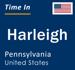 Current local time in Harleigh, Pennsylvania, United States