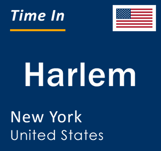 Current local time in Harlem, New York, United States