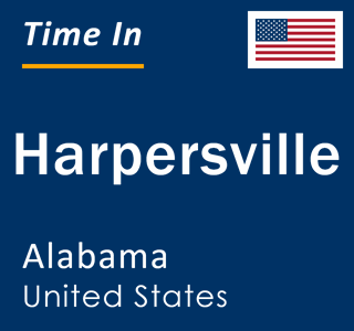 Current local time in Harpersville, Alabama, United States