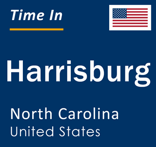 Current local time in Harrisburg, North Carolina, United States