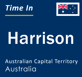 Current local time in Harrison, Australian Capital Territory, Australia