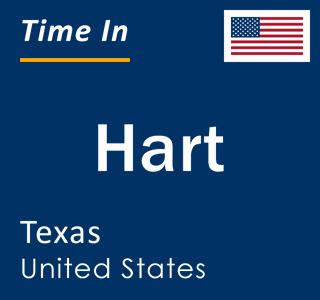 Current local time in Hart, Texas, United States