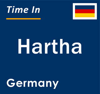 Current local time in Hartha, Germany