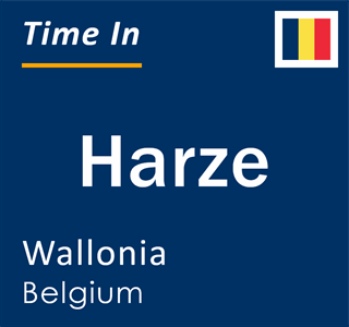 Current local time in Harze, Wallonia, Belgium