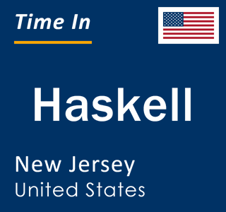 Current local time in Haskell, New Jersey, United States