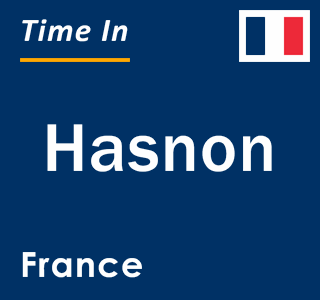 Current local time in Hasnon, France