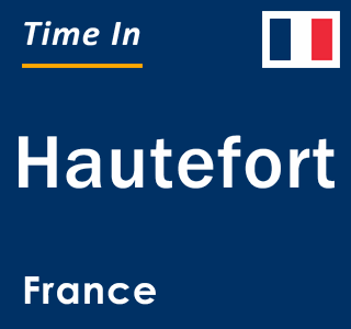 Current local time in Hautefort, France