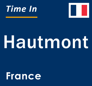 Current local time in Hautmont, France