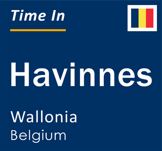 Current local time in Havinnes, Wallonia, Belgium