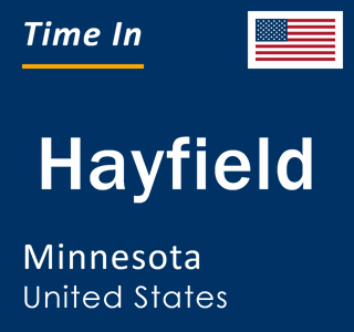 Current local time in Hayfield, Minnesota, United States