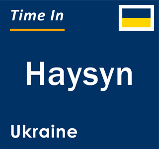 Current local time in Haysyn, Ukraine