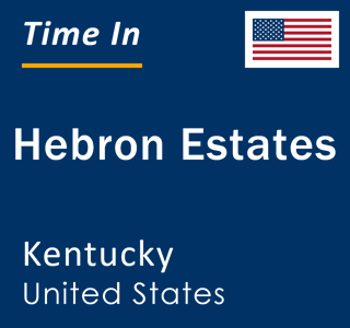 Current local time in Hebron Estates, Kentucky, United States