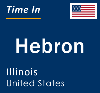 Current local time in Hebron, Illinois, United States