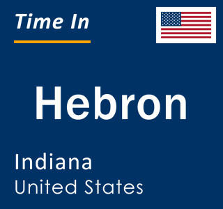 Current local time in Hebron, Indiana, United States