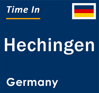 Current local time in Hechingen, Germany