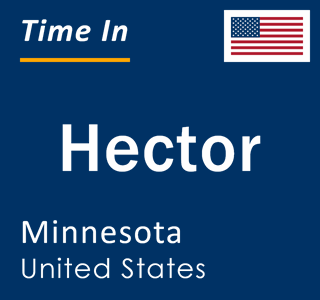 Current local time in Hector, Minnesota, United States