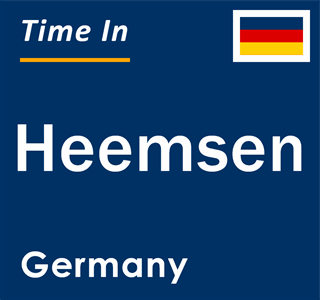 Current local time in Heemsen, Germany