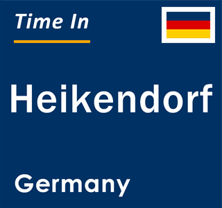 Current local time in Heikendorf, Germany