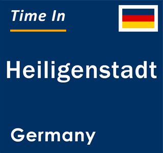 Current local time in Heiligenstadt, Germany