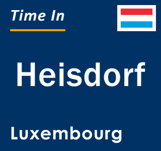 Current local time in Heisdorf, Luxembourg