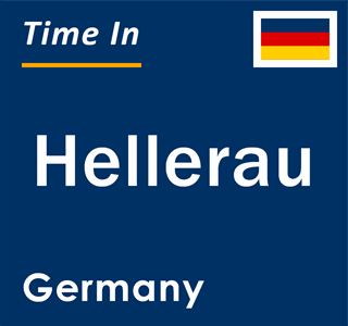 Current local time in Hellerau, Germany