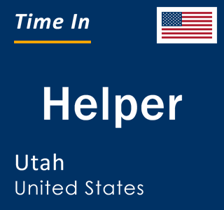 Current local time in Helper, Utah, United States