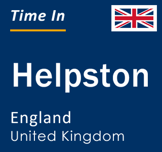 Current local time in Helpston, England, United Kingdom