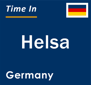 Current local time in Helsa, Germany