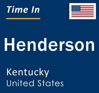 Current local time in Henderson, Kentucky, United States