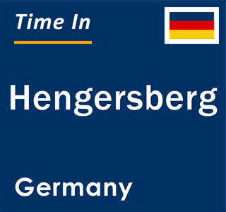 Current local time in Hengersberg, Germany