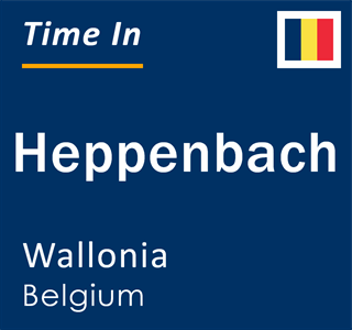 Current local time in Heppenbach, Wallonia, Belgium