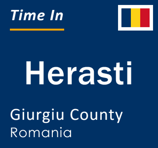 Current local time in Herasti, Giurgiu County, Romania