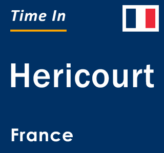 Current local time in Hericourt, France