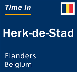 Current local time in Herk-de-Stad, Flanders, Belgium