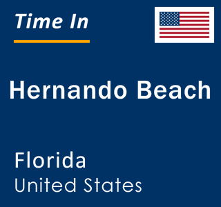 Current local time in Hernando Beach, Florida, United States