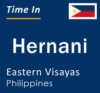 Current local time in Hernani, Eastern Visayas, Philippines